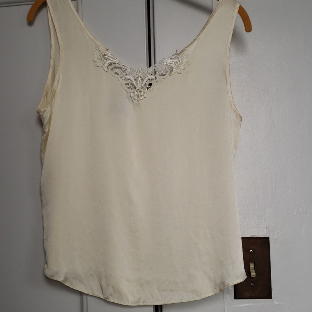 Lucie Ann  100% silk camisole/chemise, nwot